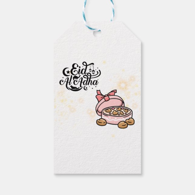 Happy Eid  -Eid Adha Mubarak 2022. Gift Tags (Back)