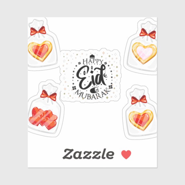 Happy Eid  -Eid Adha Mubarak 2022. Sticker (Sheet)