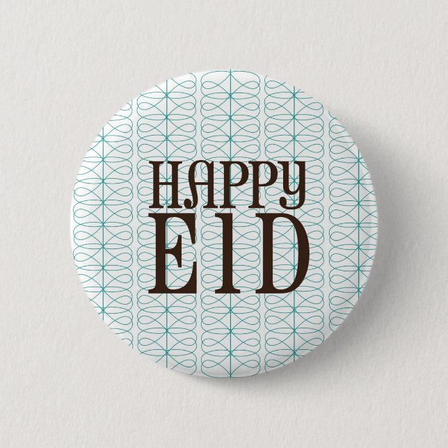 Happy Eid Flair Button (Front)