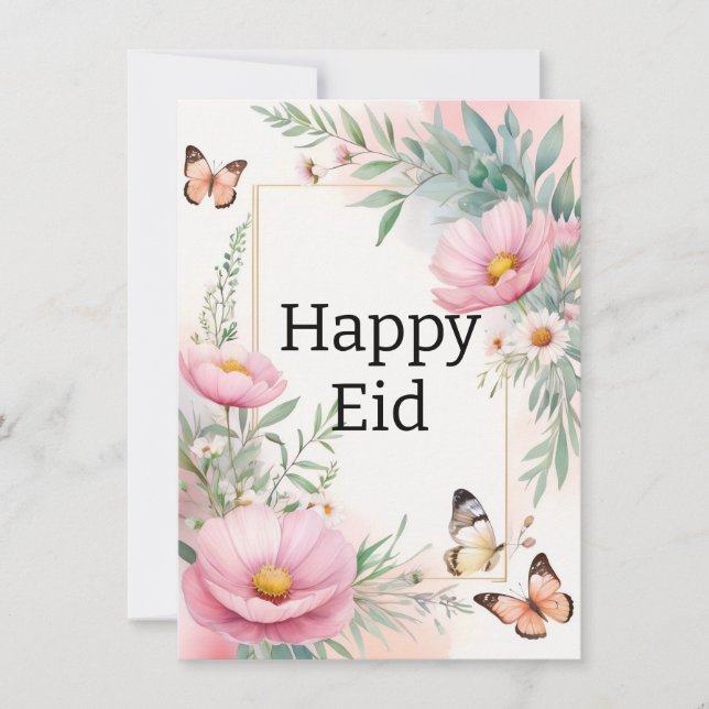 Happy Eid Holiday Card (Front)
