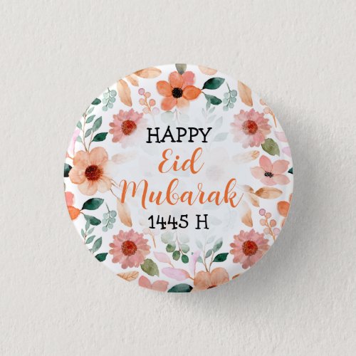 Happy Eid Mubarak 1445 H Custom Button