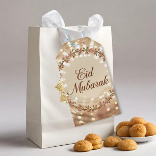 Happy Eid Mubarak Card Gift Tags