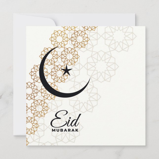 Happy Eid Mubarak  Holiday Card (Front)