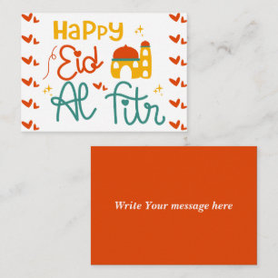 Happy Eid Note Card