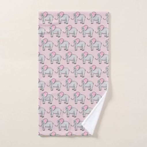 Happy Elephant Towel Set Zazzle