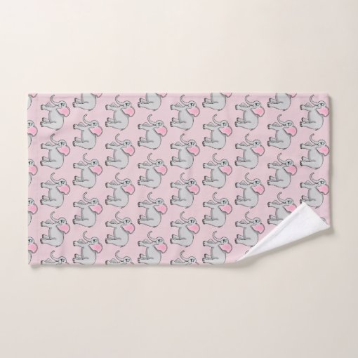Happy Elephant Towel Set Zazzle