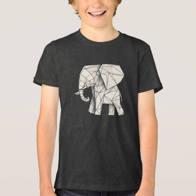 Happy Elephant Tri-Blend Shirt (Front)