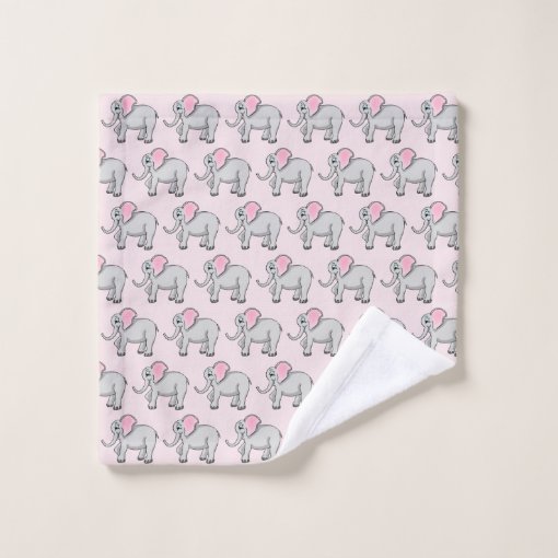 Happy Elephants Bathroom Towel Set Zazzle