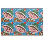 Happy Elf Boy Fabric