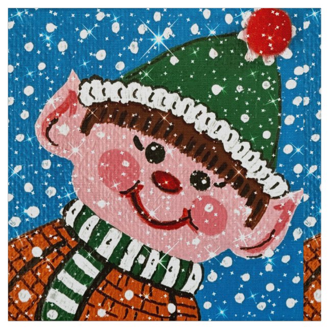 Happy Elf Fabric (Swatch)