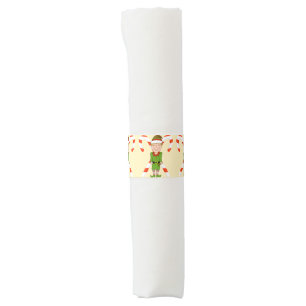 Happy Elf Napkin Band