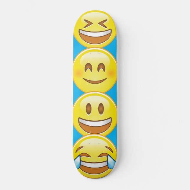 Happy Emoji Skateboard (Front)