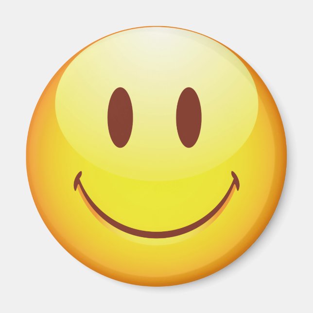 Happy Emoticon Magnet (Front)