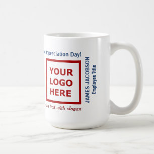 Happy Employee Appreciation Day Business Logo  Coffee Mug