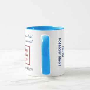 Happy Employee Appreciation Day Thank You + Logo Mug