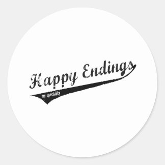 Happy Ending Stickers | Zazzle