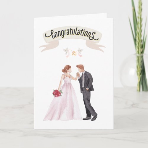 happy engagement card