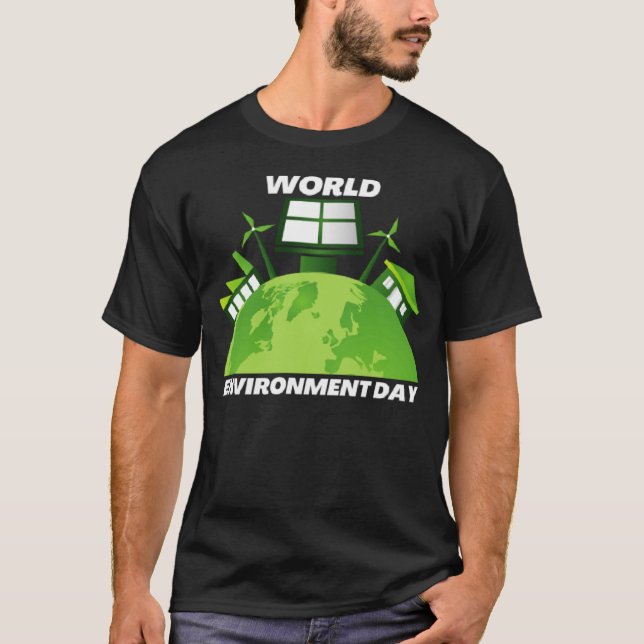 Happy Environment Day Our Planet T-Shirt (Front)