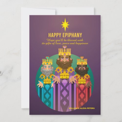 Happy Epiphany Holiday Card