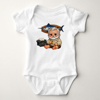 Happy Ernest Hemingway Baby Baby Bodysuit