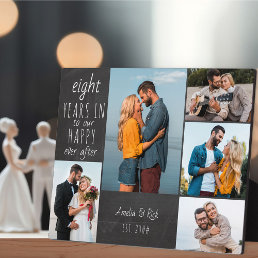 Happy Ever After Any Wedding Anniversary Photo Plaque