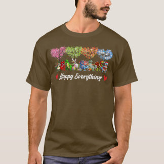 Happy Everything Dinosaur T Re Every Seasons All Y T-Shirt