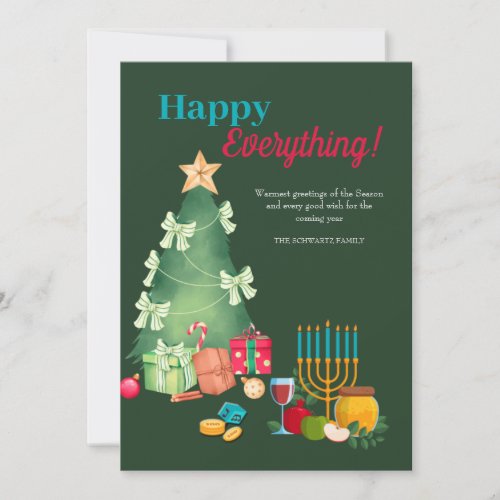Happy Everything Holiday Greeting Card