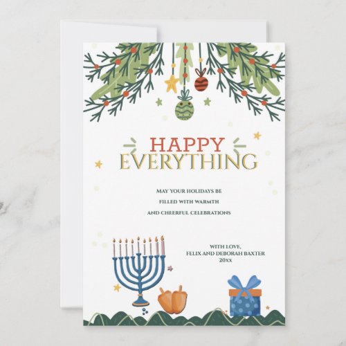 Happy Everything Holiday Greeting Card