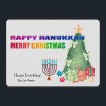 Happy Everything Holiday Greeting Card<br><div class="desc">A holiday card that's perfect for everyone. This interactive card is yours to alter or use as presented. All the objects can be made larger or smaller ( -), dragged to any location or removed. You can pick the background color by clicking on the "background" button on the left side...</div>