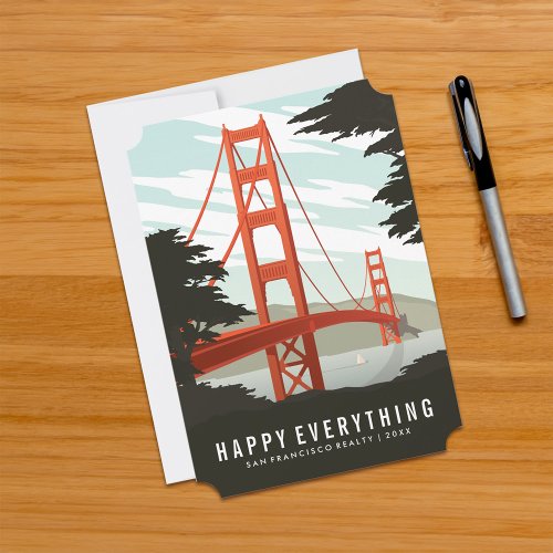 Happy Everything in San Francisco Holiday Card