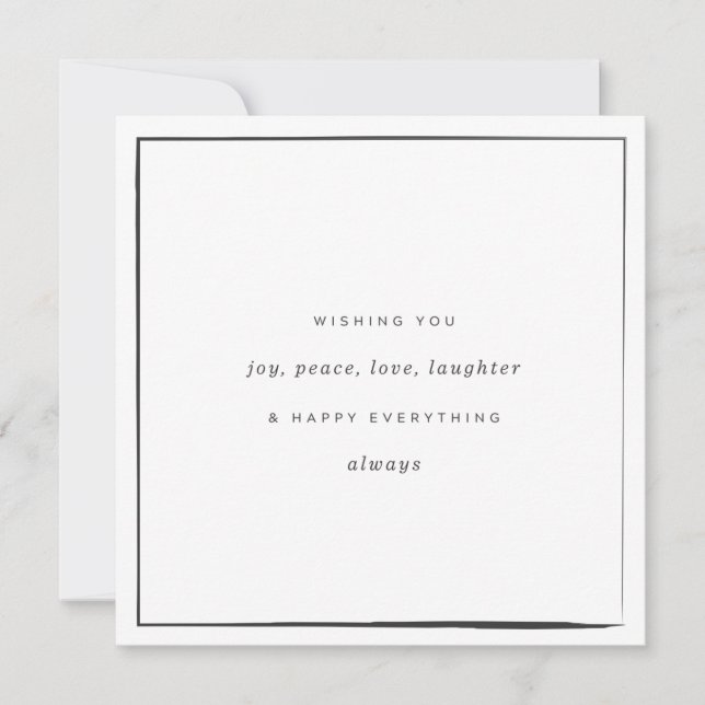 Happy Everything New Year Photo Card (Front)