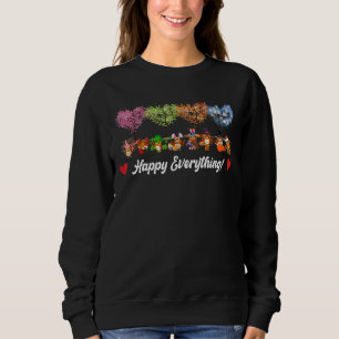 Happy Everything Owl Birds Every Seasons All Year  Sweatshirt