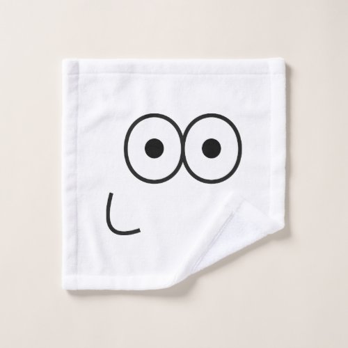 Happy Eyes and Mouth _ Face Towel