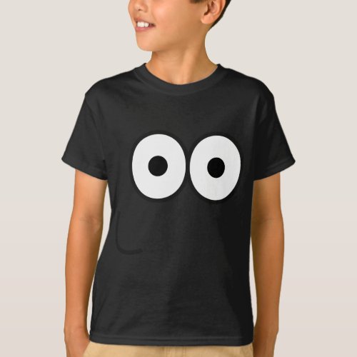 Happy Eyes and Mouth _ Kids T_Shirt _ Dark Colors