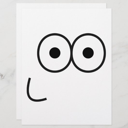 Happy Eyes and Mouth - Letterhead (Front/Back)
