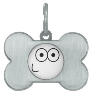 Happy Eyes and Mouth - Pet Tag