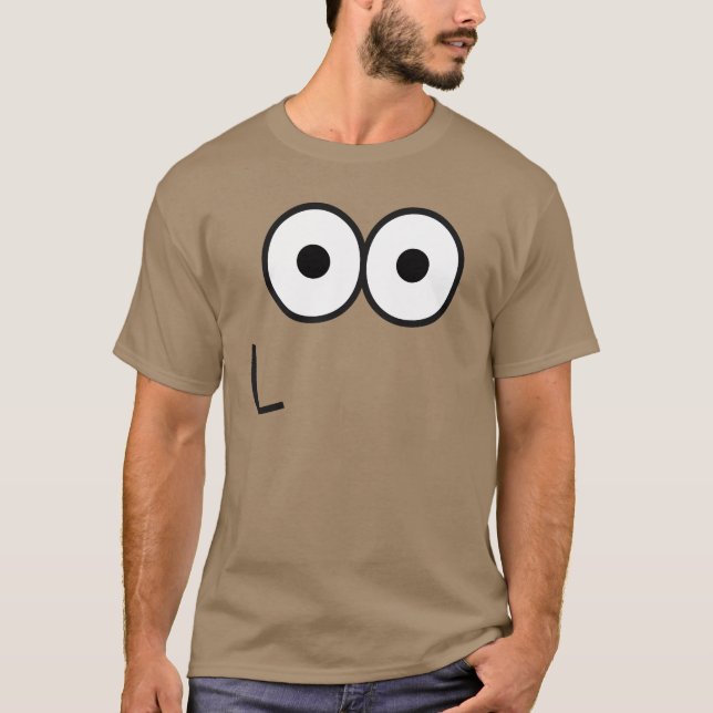 Happy Eyes and Mouth - T-Shirt - Dark Colors (Front)