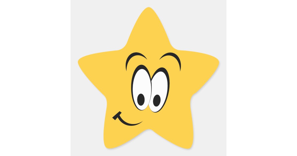 Happy star sticker | Sticker