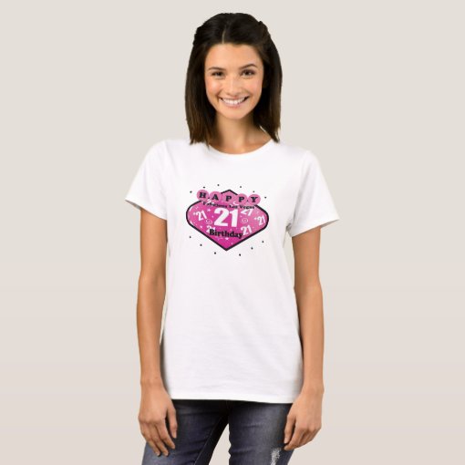 HAPPY FABULOUS LAS VEGAS 21 BIRTHDAY SHIRT | Zazzle