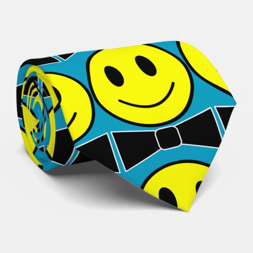 Happy Face Bow Tie Necktie