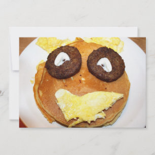 Happy Face Breakfast Invitation