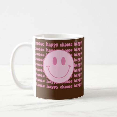 Happy Face Choose Kindness Men Women Positivity Coffee Mug