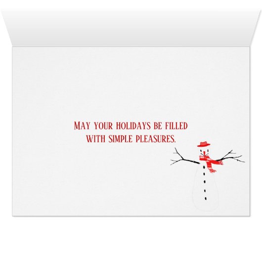 Happy Face Christmas Hot Chocolate (Inside Horizontal (Bottom))