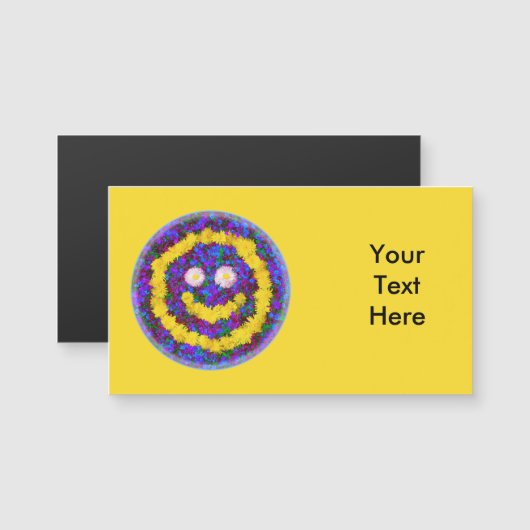 Happy Face Dandelion Flowers (Front/Back)