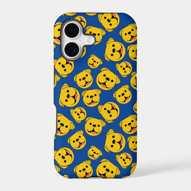 Happy Face Dog iPhone Case (Back)