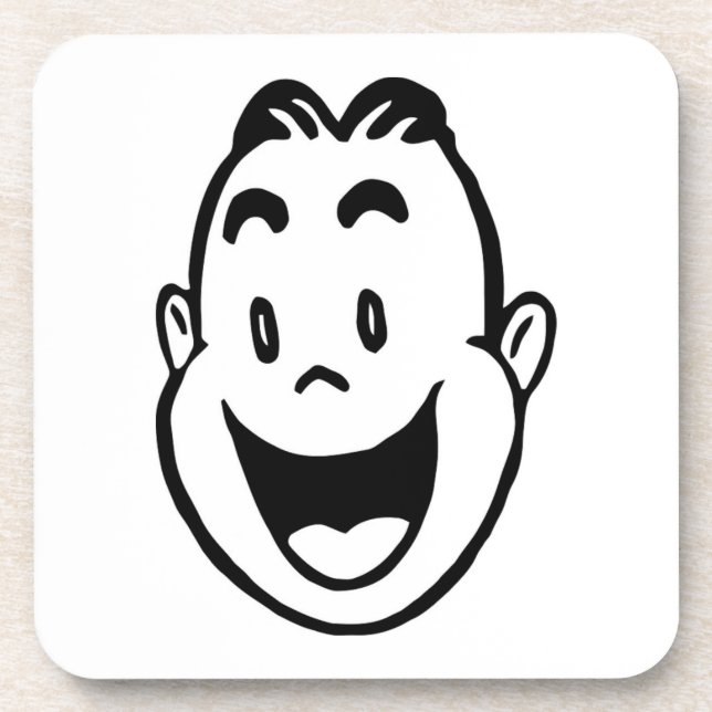 HAPPY FACE DRINK COASTER (Front)