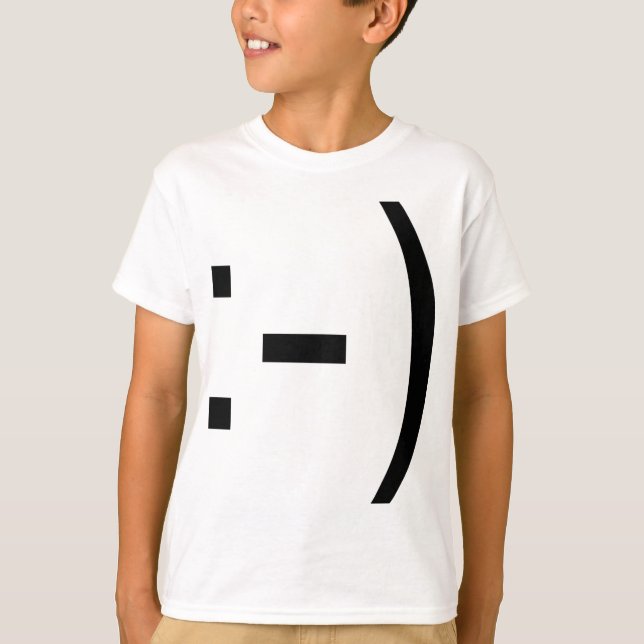 Happy face emoticon! T-Shirt (Front)