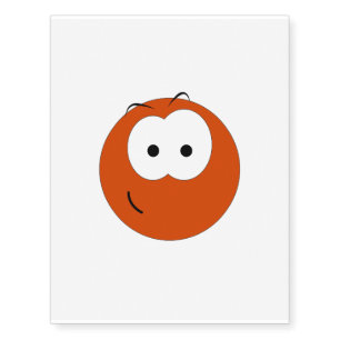 Happy Face Emoticon Temporary Tattoos