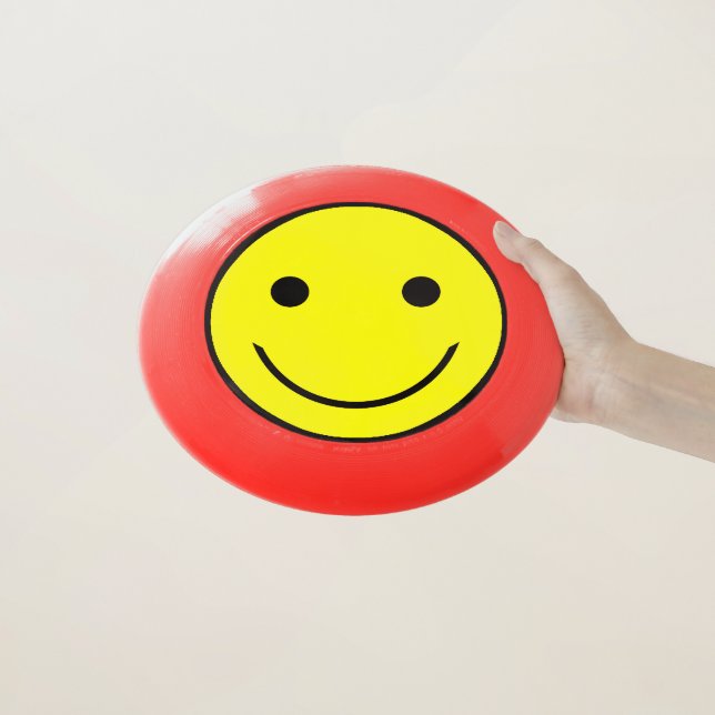 Happy Face Frisbee (In Hand)
