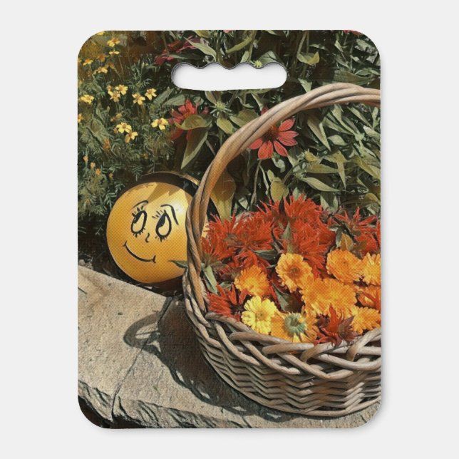 Happy Face Garden Kneeling Pad or (Front Vertical)
